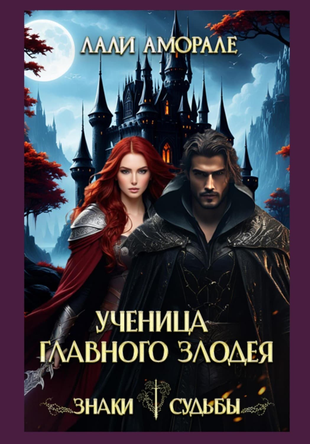 Обложка книги «Ученица главного злодея» — Лали Аморале