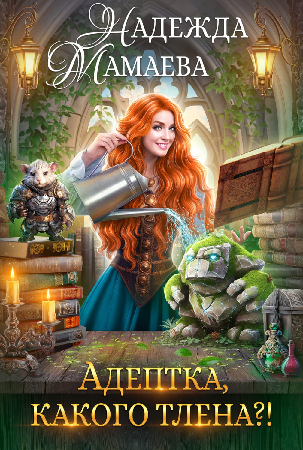 Обложка книги «Адептка, какого тлена?» — Надежда Мамаева
