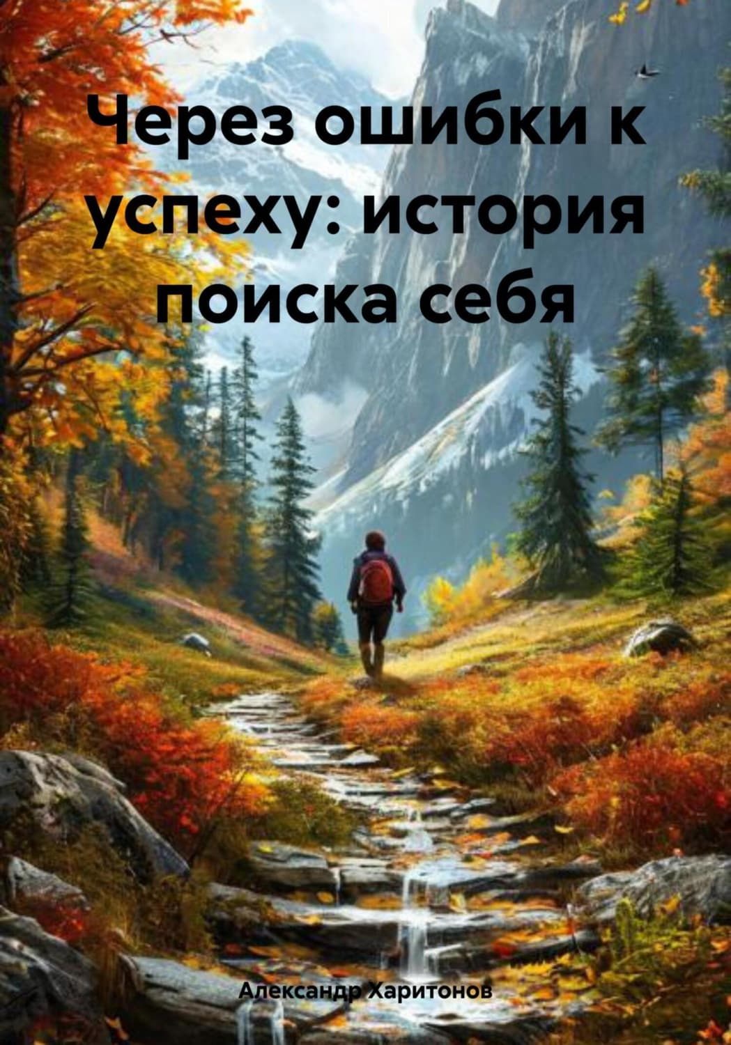 Обложка книги «Через ошибки к успеху: история поиска себя» — А. Харитонов