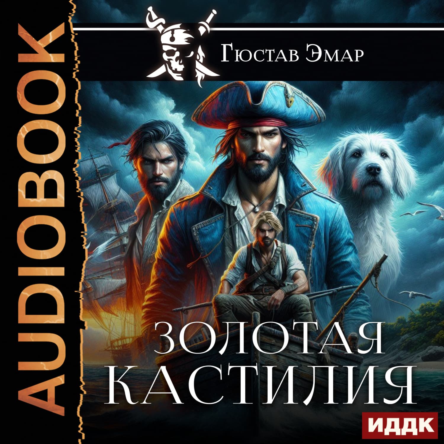 Обложка книги «Золотая Кастилия» — Густав Эмар