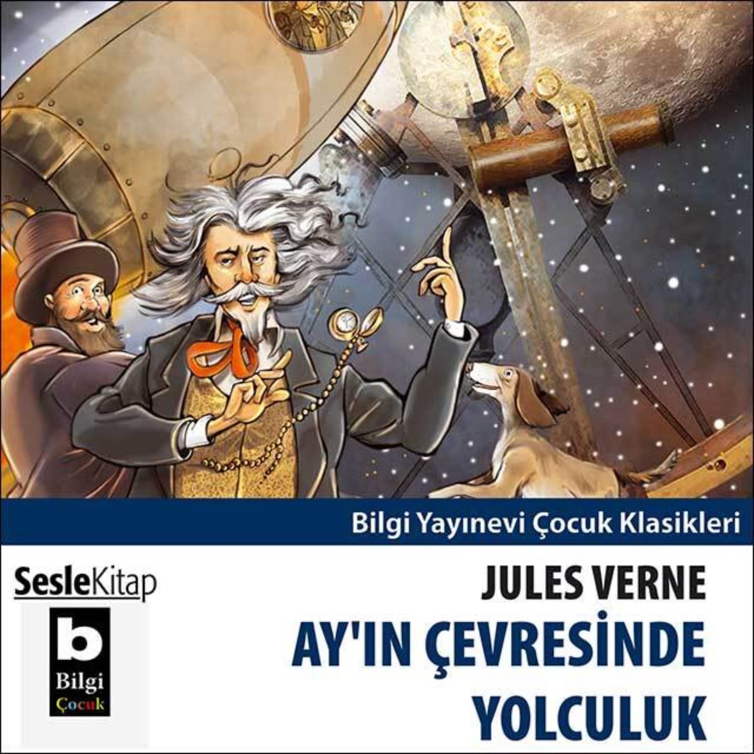 Обложка книги «Ay'ın Çevresinde Yolculuk» — Жюль Верн