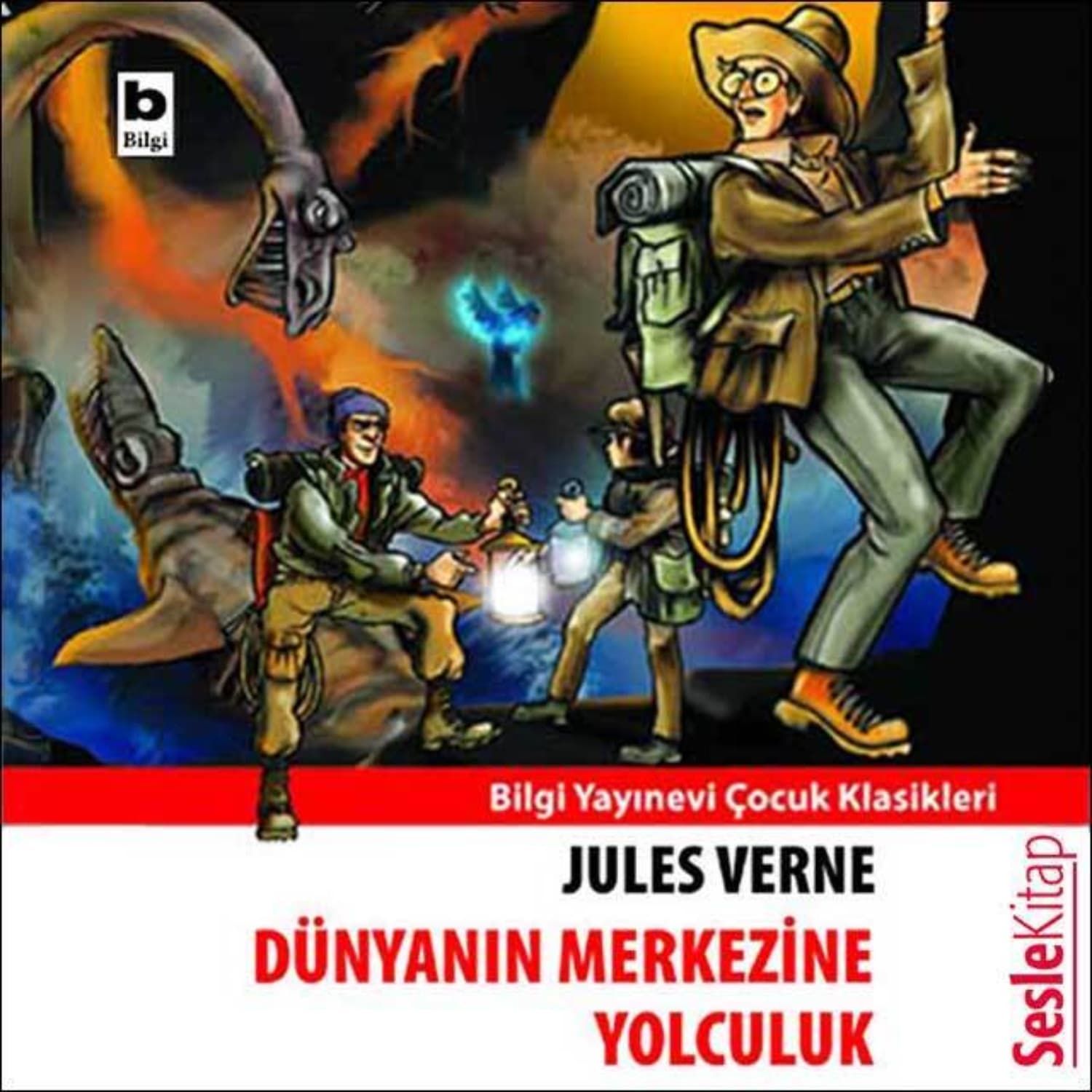 Обложка книги «Dünyanın Merkezine Yolculuk» — Жюль Верн