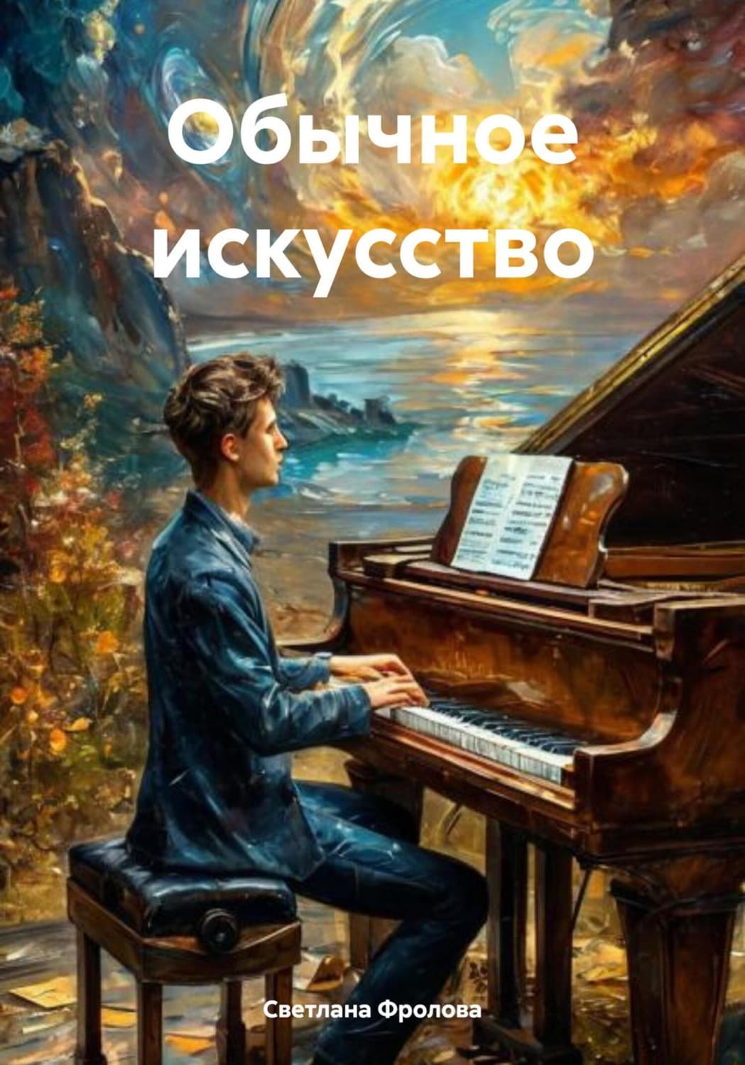 Обложка книги «Обычное искусство» — Светлана Фролова