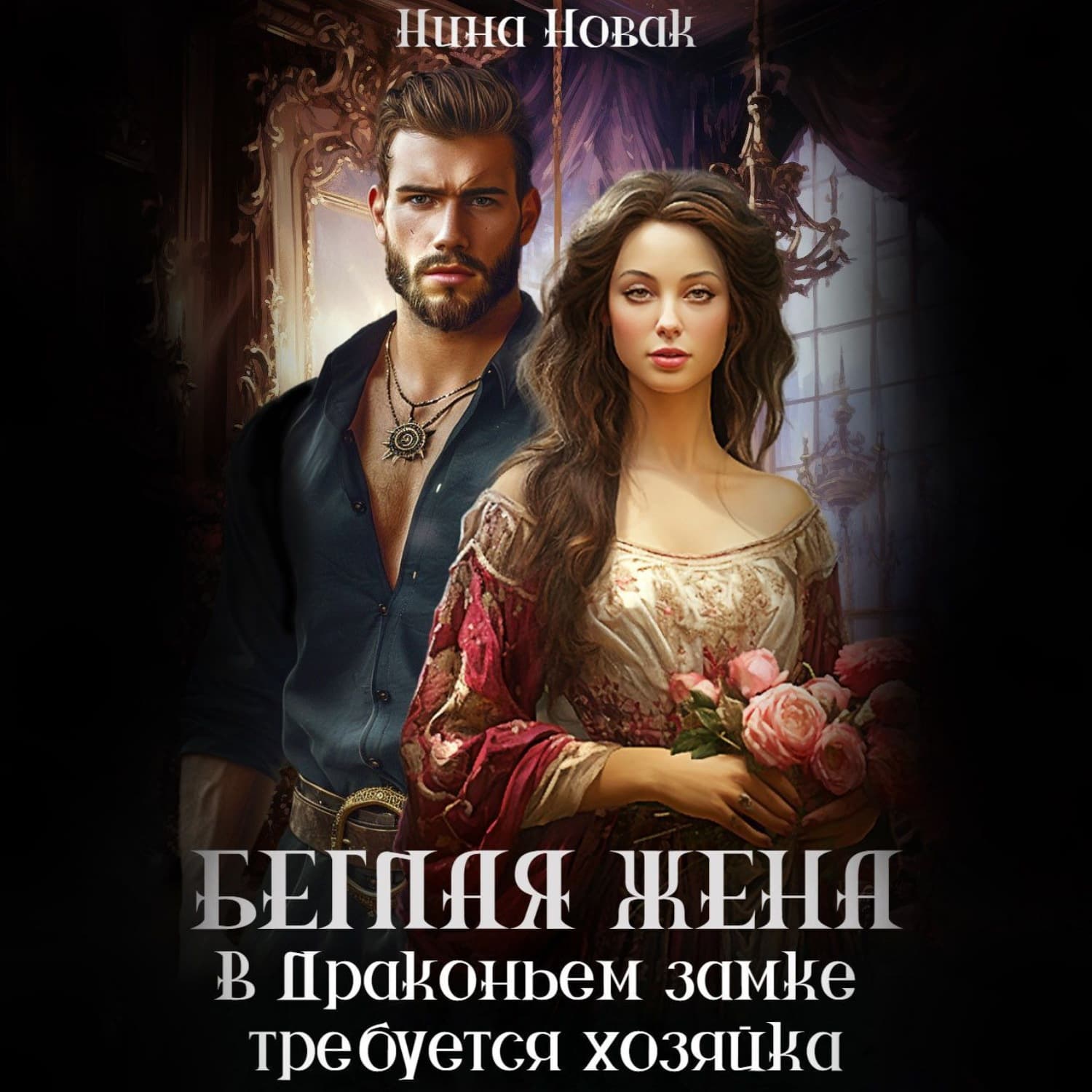 Обложка книги «Беглая жена, или В драконьем замке требуется хозяйка» — Николета Новак