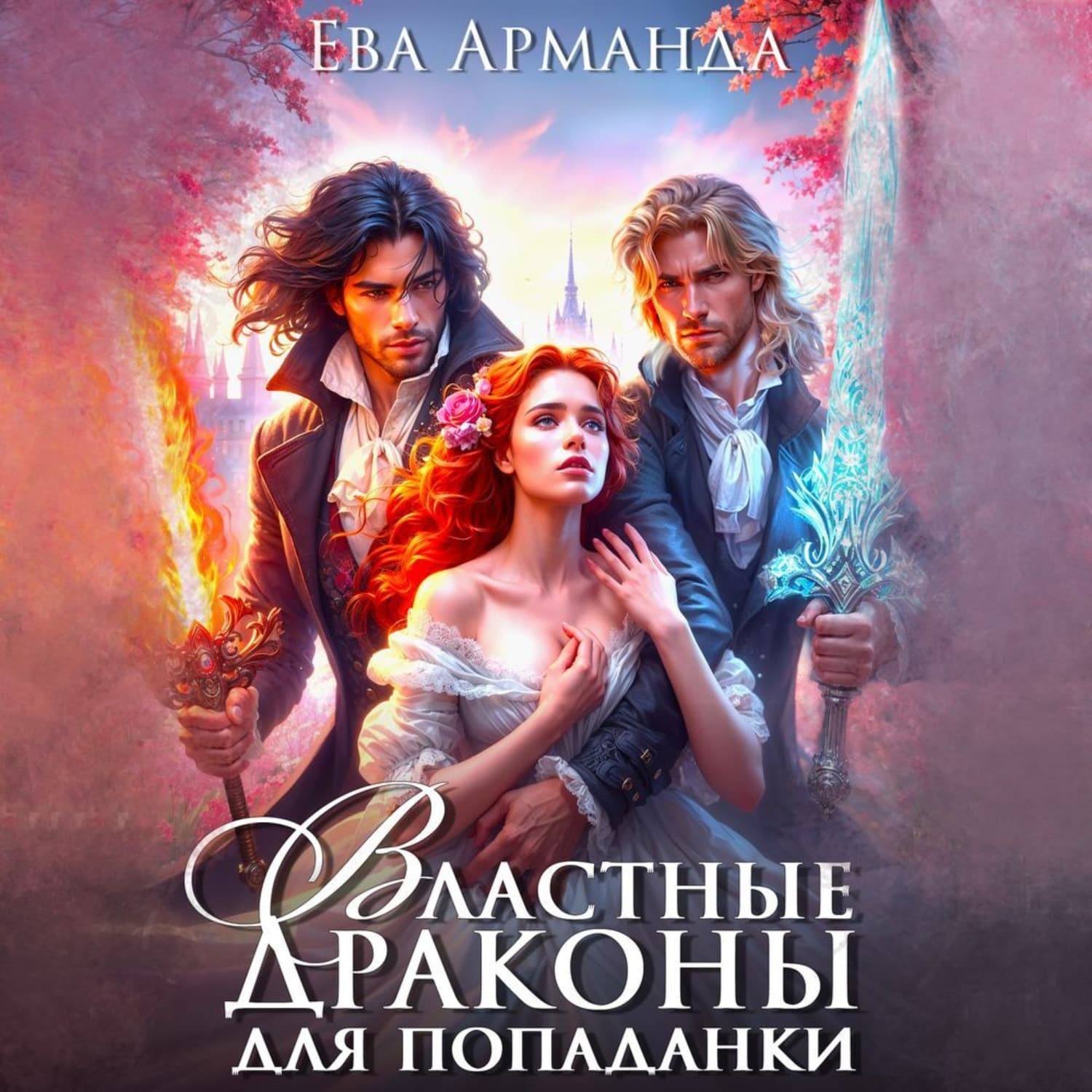 Обложка книги «Властные драконы для Попаданки» — Хэля Хармон
