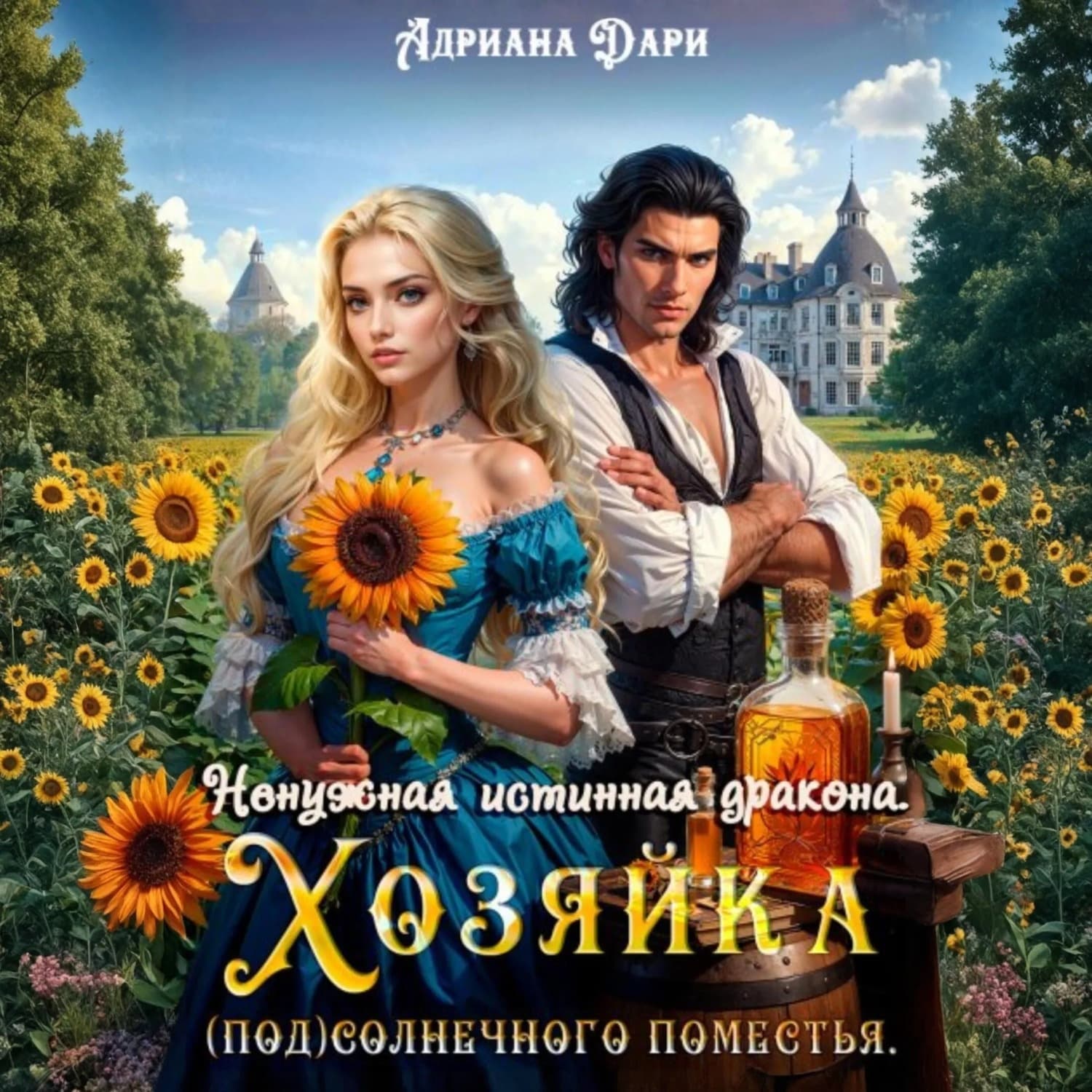 Обложка книги «Ненужная истинная дракона. Хозяйка Солнечного поместья» — Анна Дари