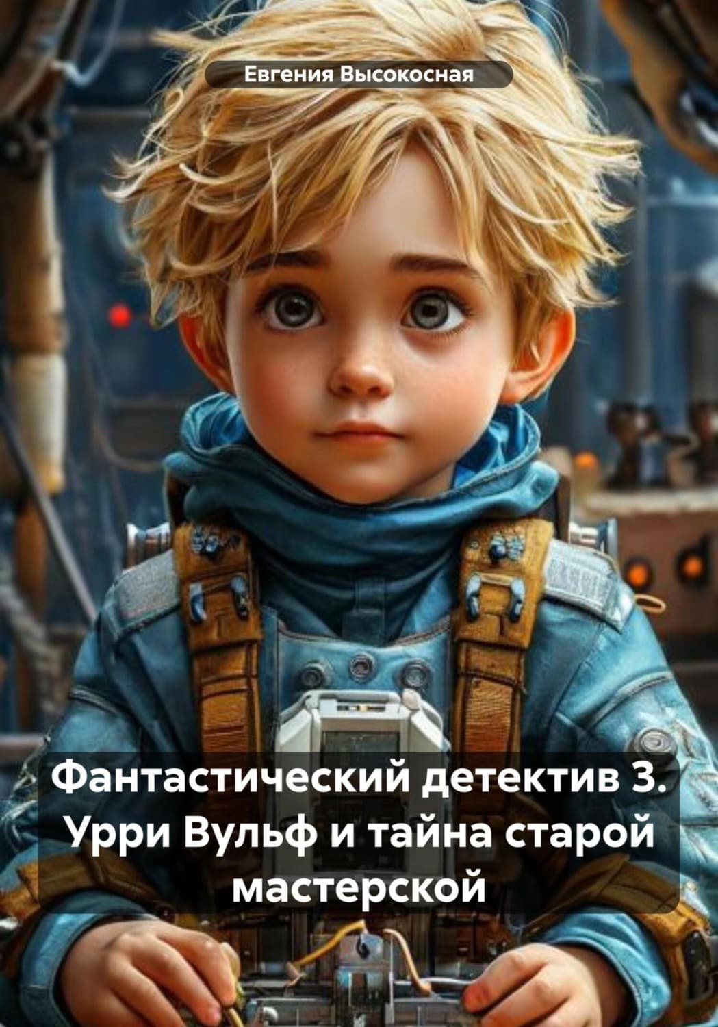 Обложка книги «Фантастический детектив 3. Урри Вульф и тайна старой мастерской» — Евгения Высокосная