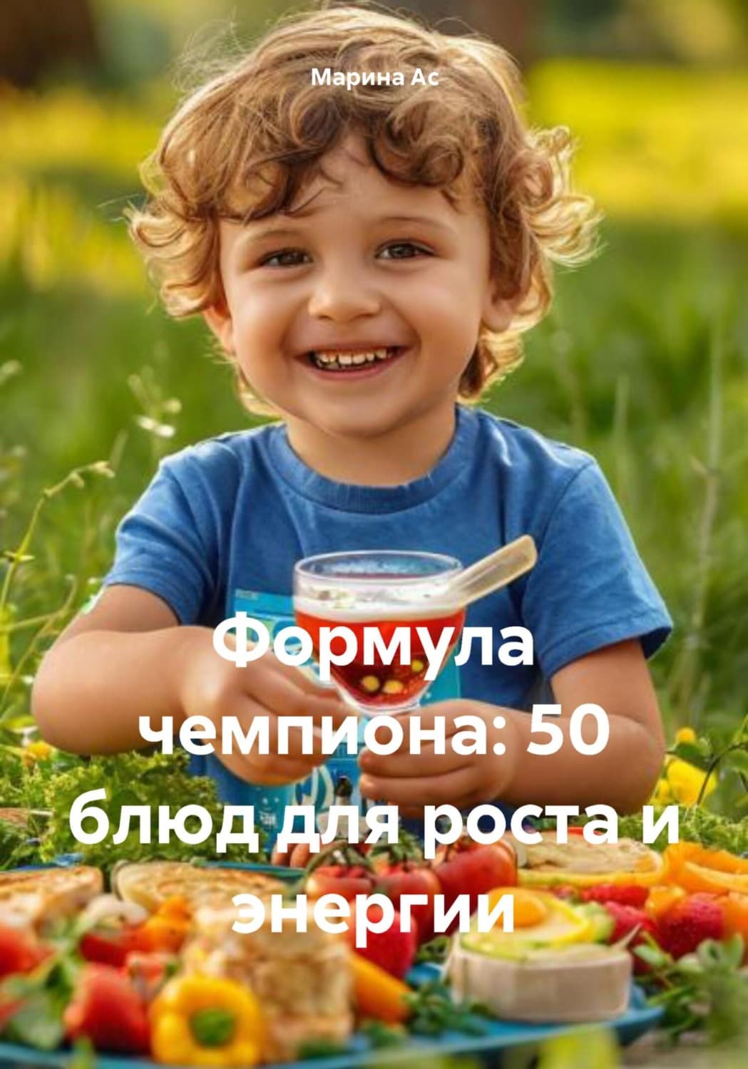 Обложка книги «Формула чемпиона: 50 блюд для роста и энергии» — Андерсон Марина