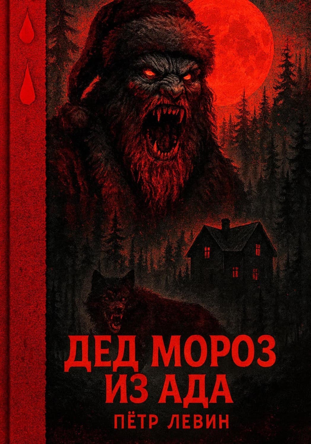 Обложка книги «Дед Мороз из Ада» — Петр Левин