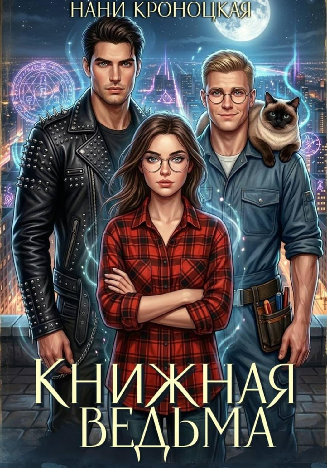 Обложка книги «Книжная ведьма. Шаг первый» — Нани Кроноцкая