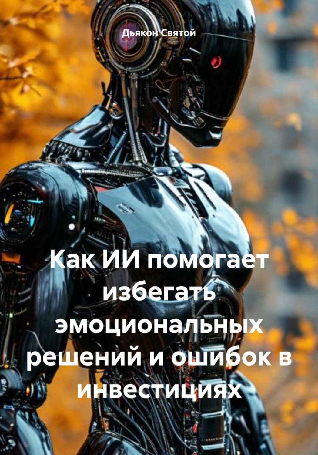 Обложка книги «Как ИИ помогает избегать эмоциональных решений и ошибок в инвестициях» — Дьякон Джон Святой