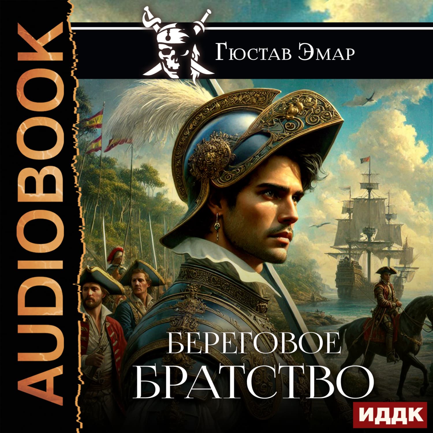Обложка книги «Береговое братство» — Густав Эмар