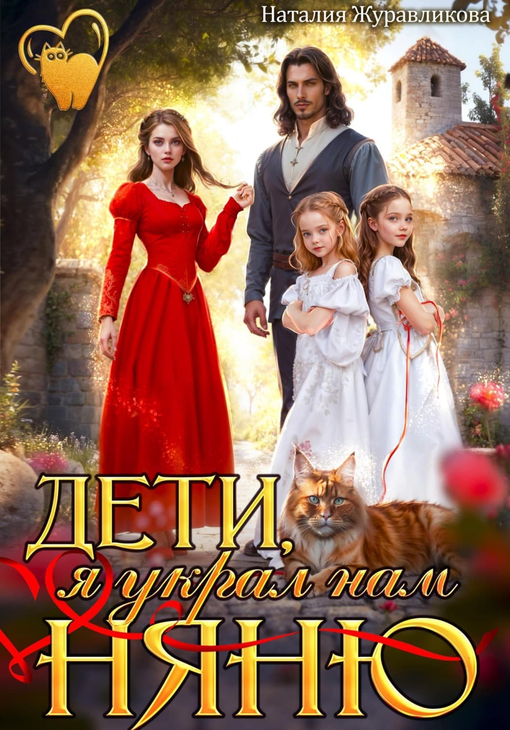 Обложка книги «Дети, я украл нам няню!» — Наталия Журавликова