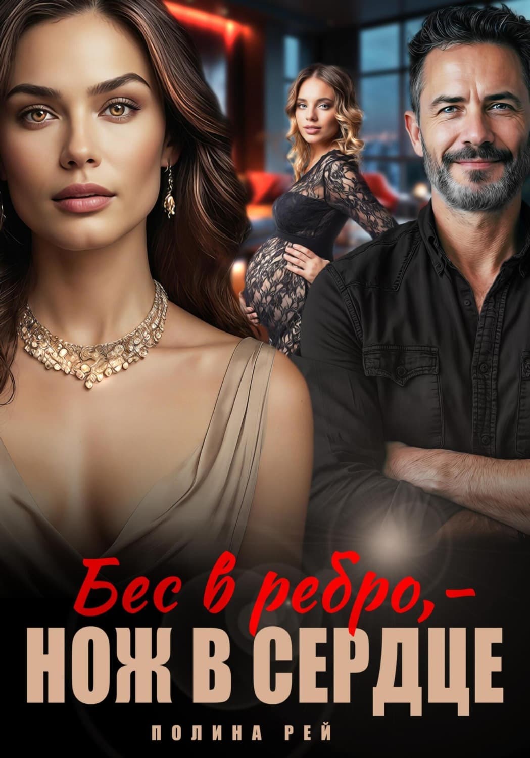 Обложка книги «Бес в ребро – нож в сердце» — Рей Полина