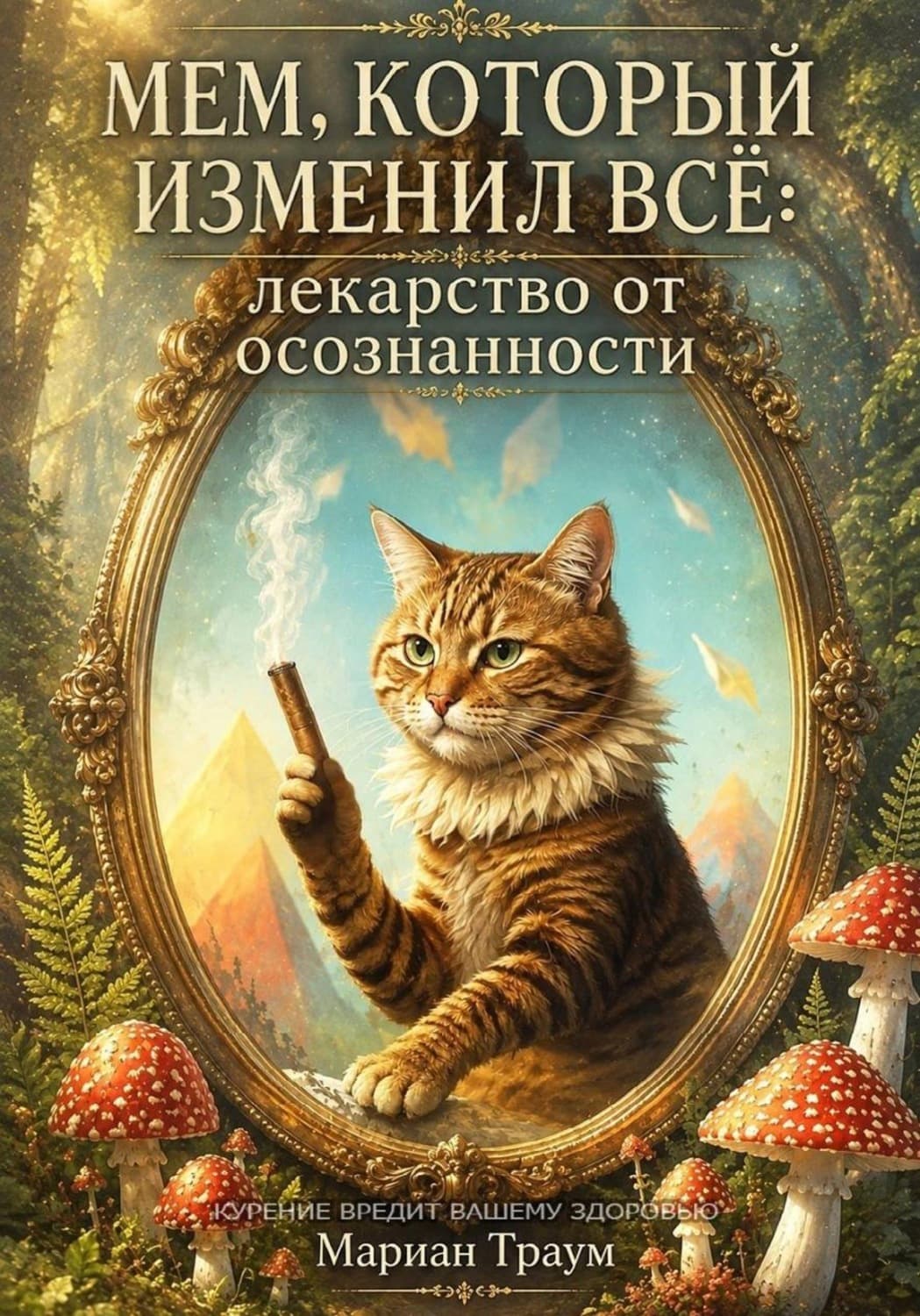 Обложка книги «Мем, который изменил всё: лекарство от осознанности» — Мариан Траум