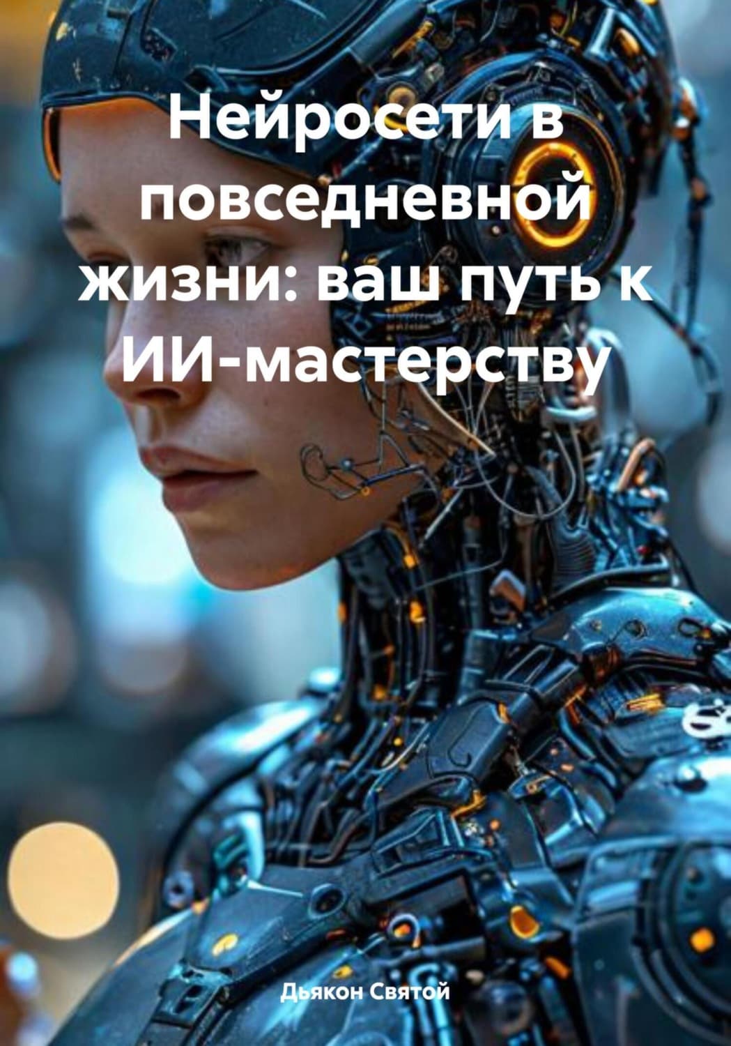 Обложка книги «Нейросети в повседневной жизни: ваш путь к ИИ-мастерству» — Дьякон Джон Святой