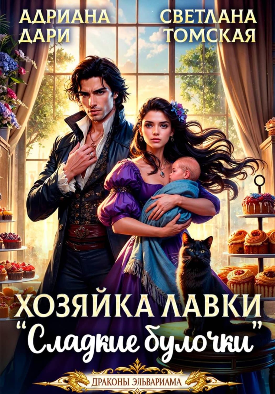Обложка книги «Хозяйка лавки "Сладкие булочки"» — Светлана Томская