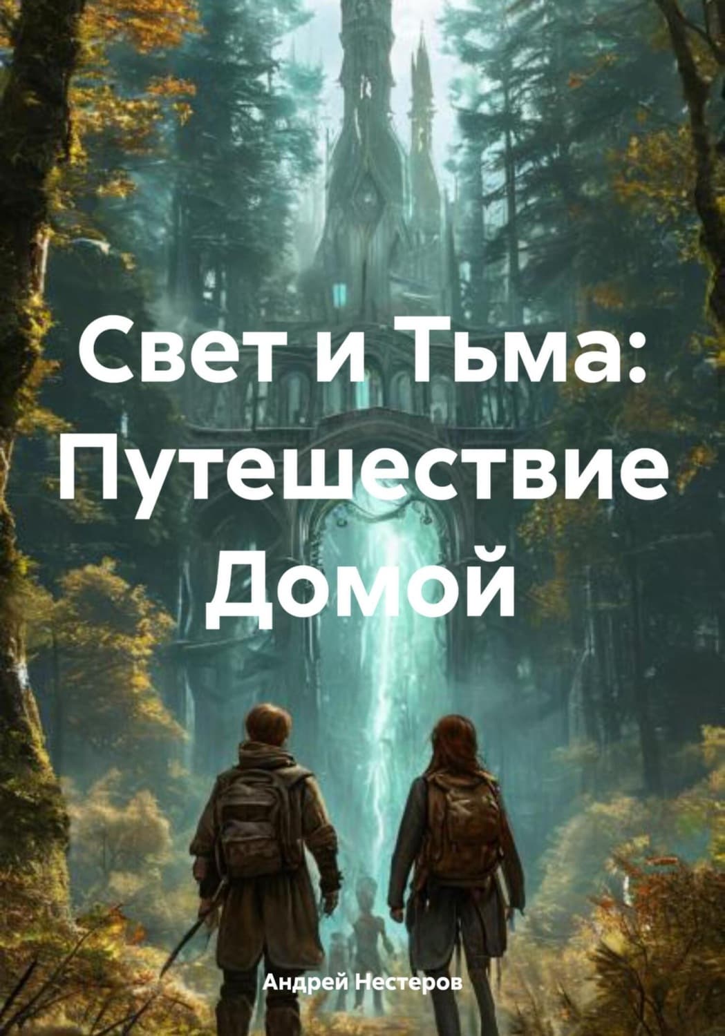Обложка книги «Свет и Тьма: Путешествие Домой» — Антон Нестеров