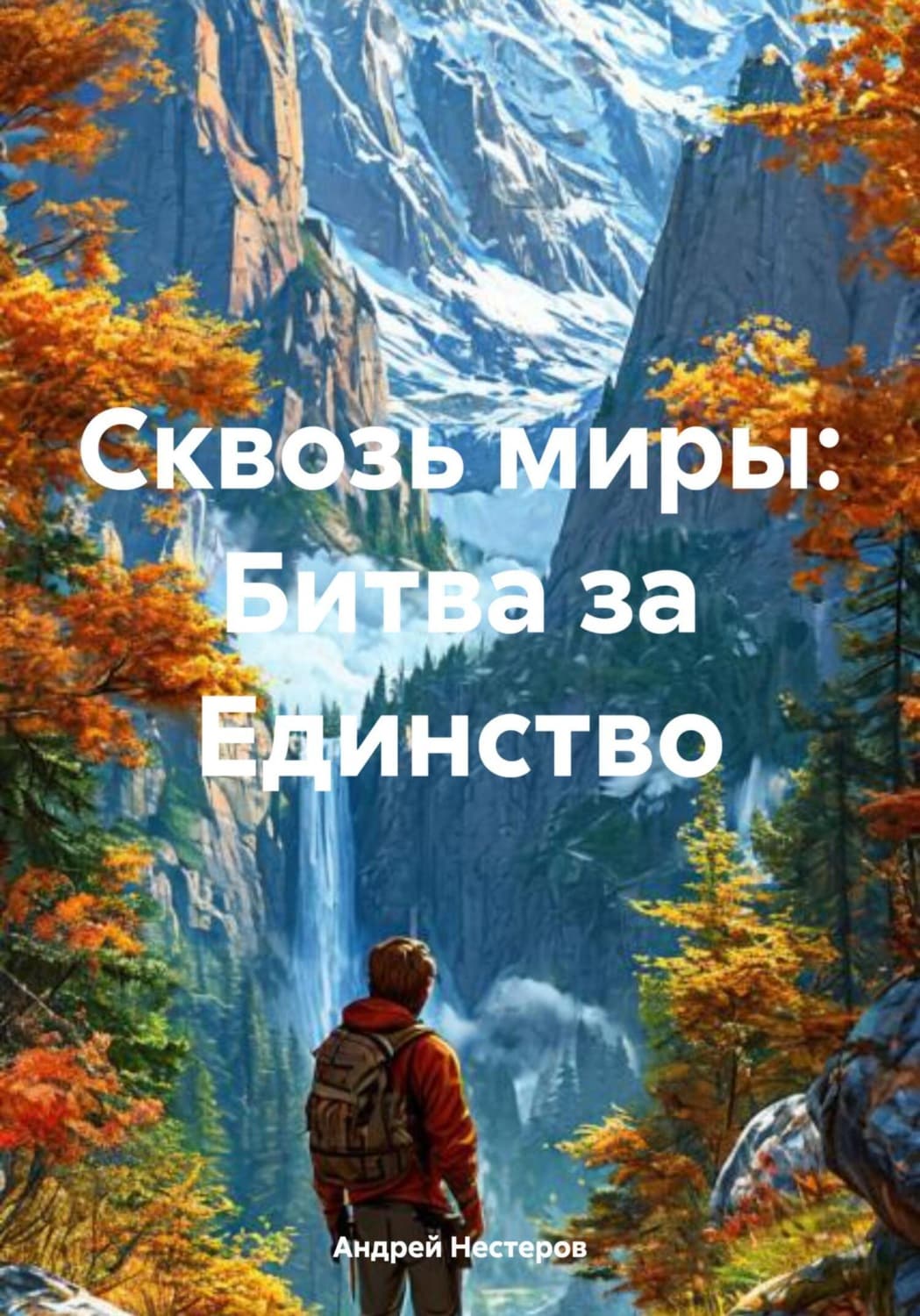 Обложка книги «Сквозь миры: Битва за Единство» — Антон Нестеров