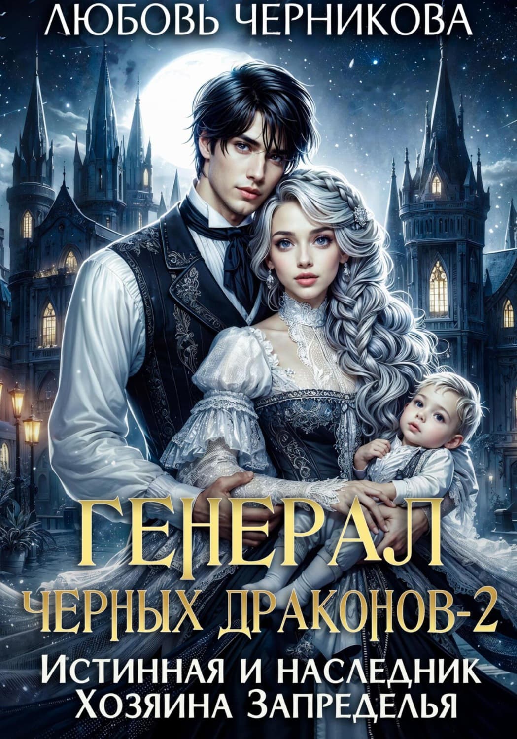 Обложка книги «Генерал черных драконов-2. Истинная и наследник Хозяина Запределья» — Любовь Черникова