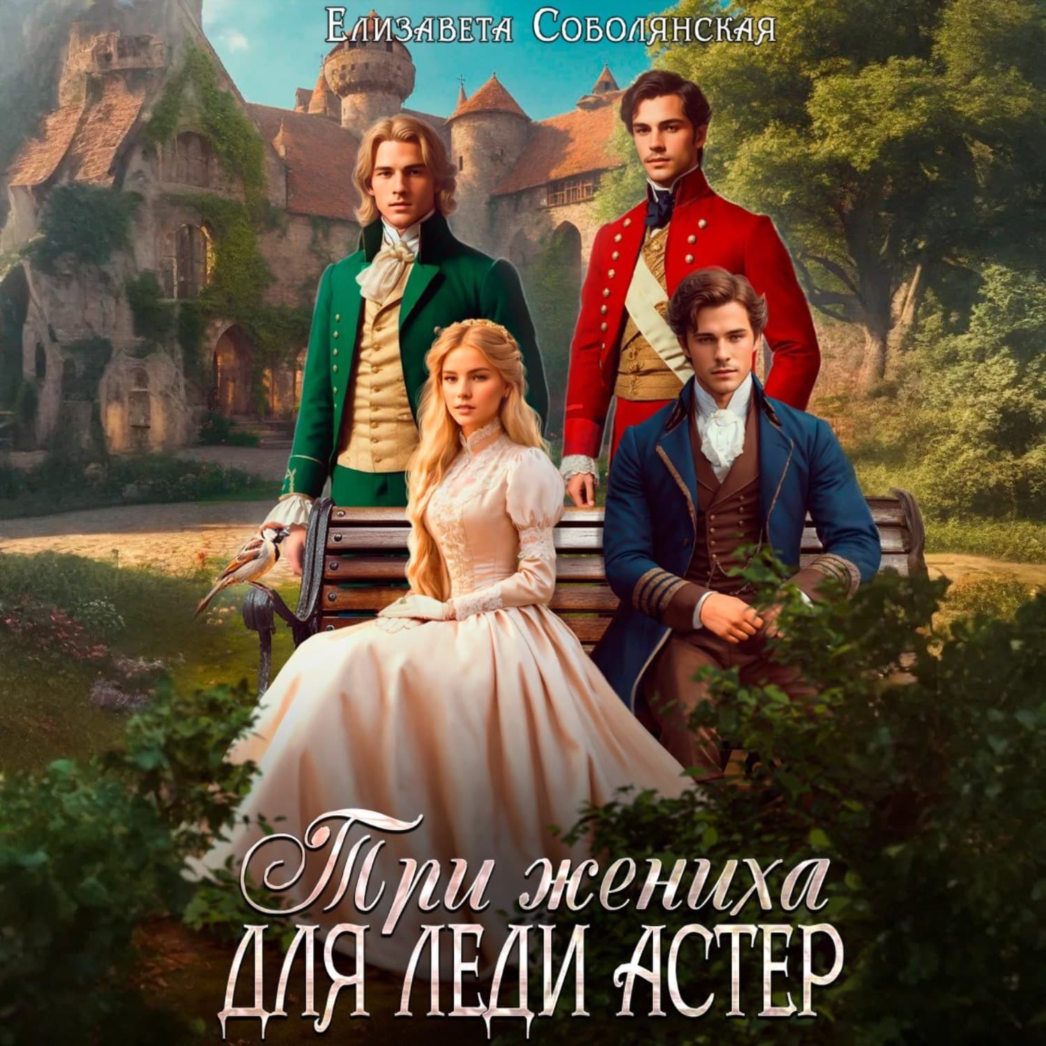 Обложка книги «Три жениха для леди Астер» — Елизавета Соболянская