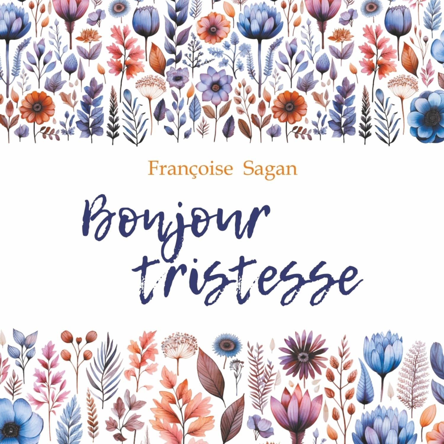 Обложка книги «Здравствуй, грусть. Немного солнца в соленой воде/ Bonjour Tristesse. Un peu de soleil dans l'eau froide» — Франсуаза Саган