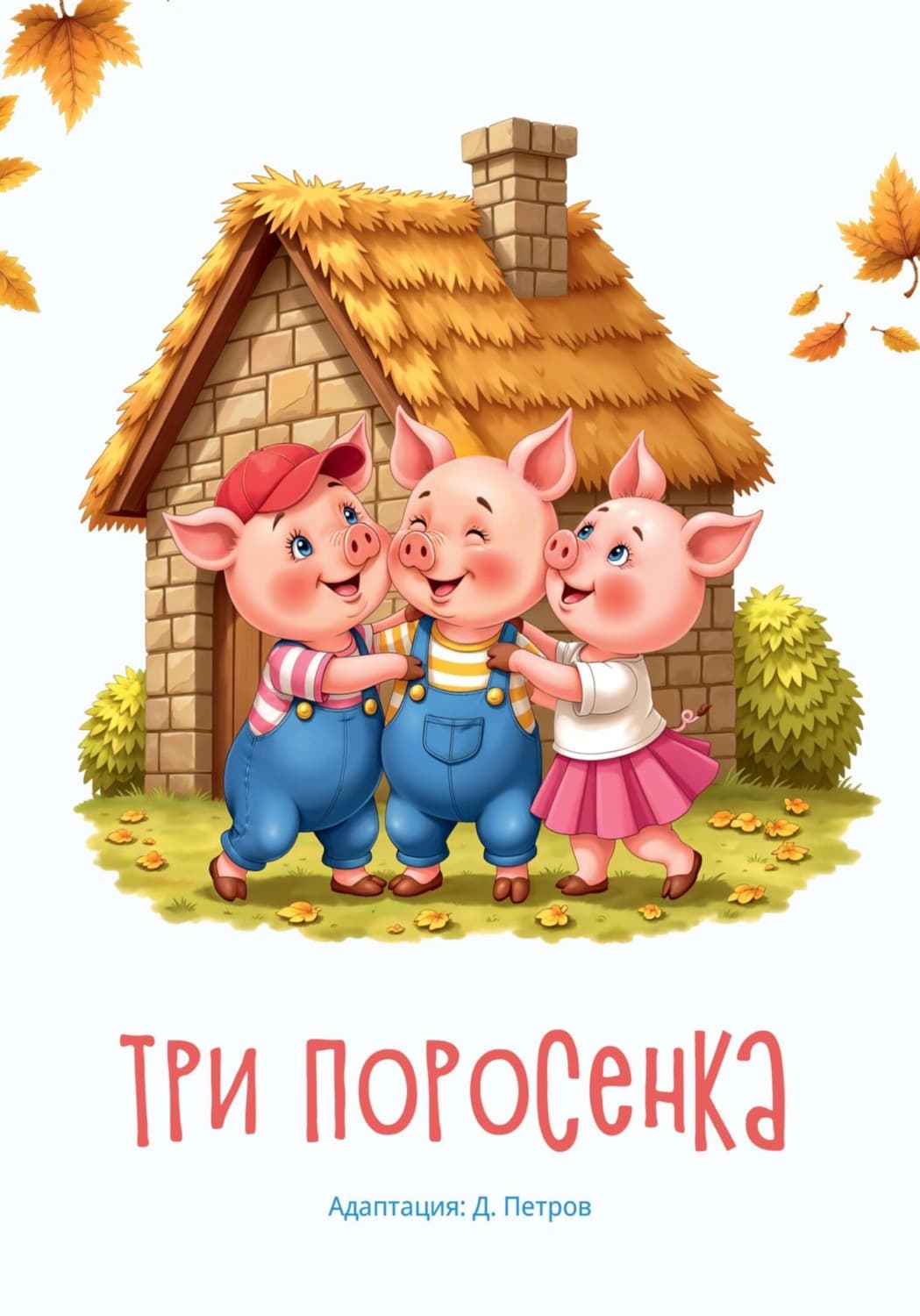 Обложка книги «Три поросенка» — Дмитрий Петров