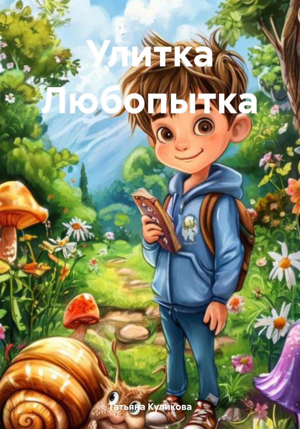 Обложка книги «Улитка Любопытка» — Татьяна Куликова