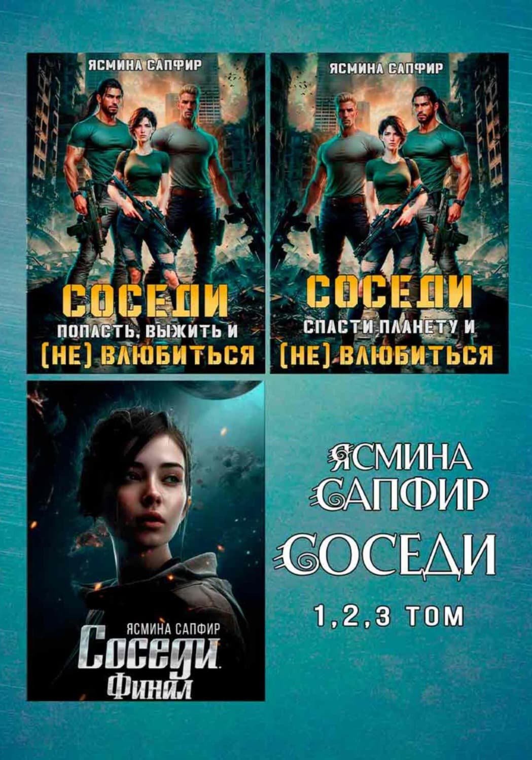 Обложка книги «Сборник. Соседи» — Сапфир Ясмина