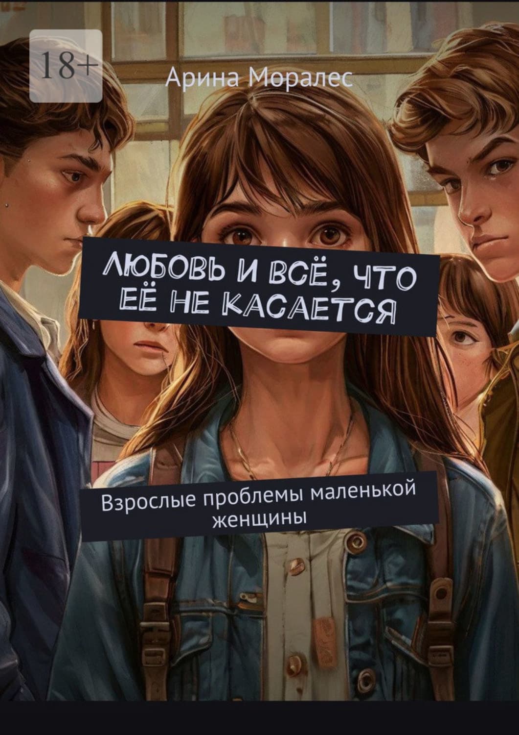 Обложка книги «Любовь и всё, что её не касается. Взрослые проблемы маленькой женщины» — Мур Арина