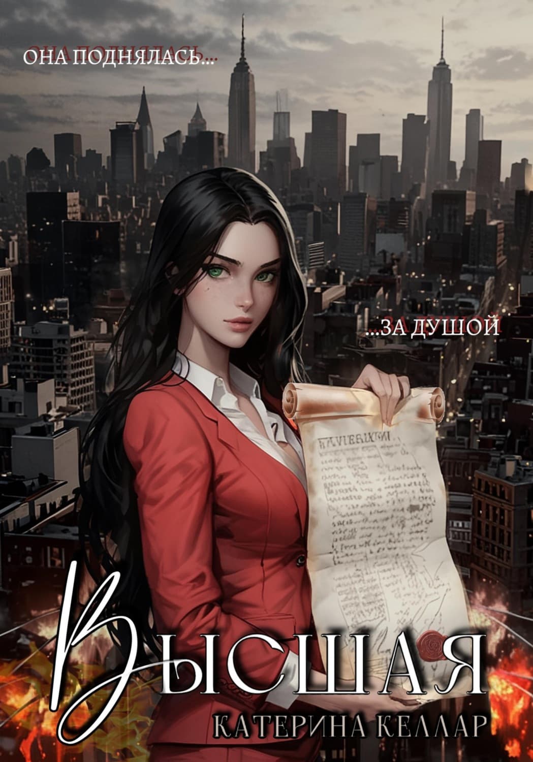 Обложка книги «Высшая» — Кюне Катерина