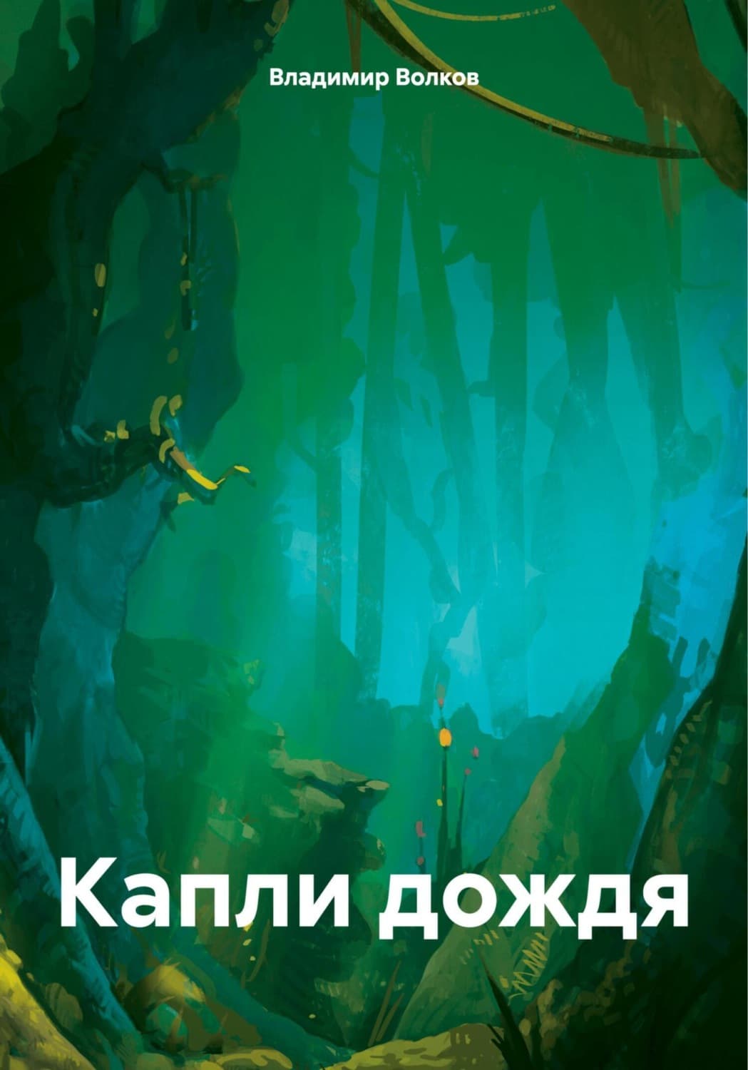 Обложка книги «Капли дождя» — В. А. Волков