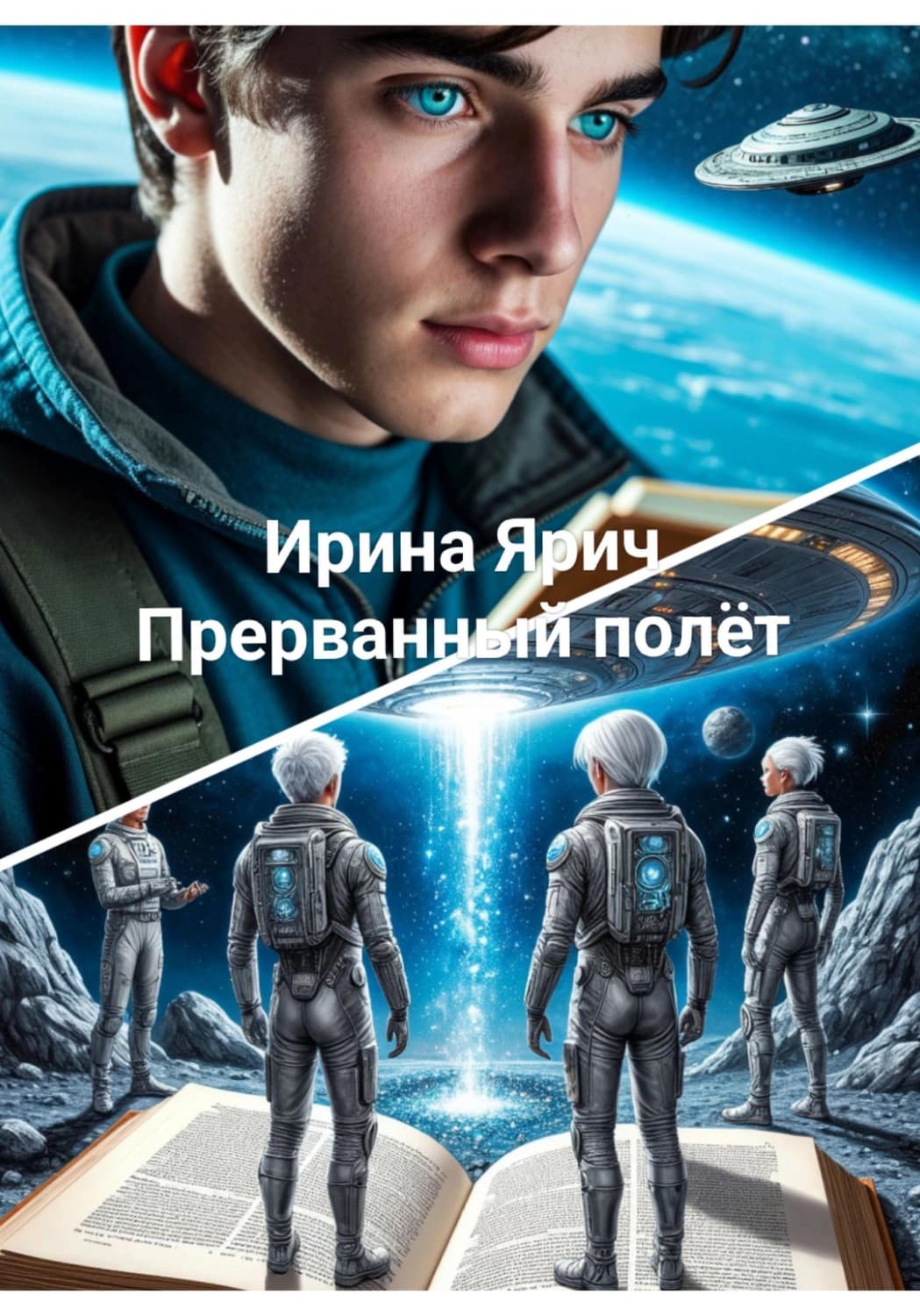 Обложка книги «Прерванный полет, или Предыстория альбиносов Средиводья» — Ирина Ярич