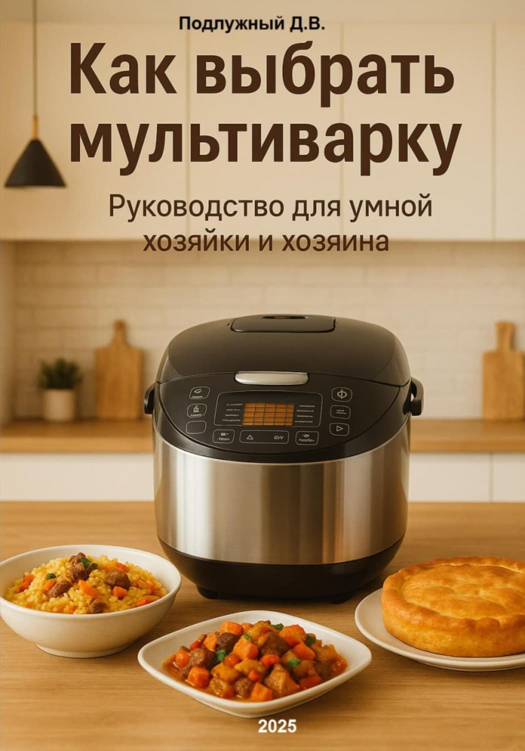 Обложка книги «Как выбрать мультиварку: руководство для умной хозяйки и хозяина» — Дмитрий Подлужный