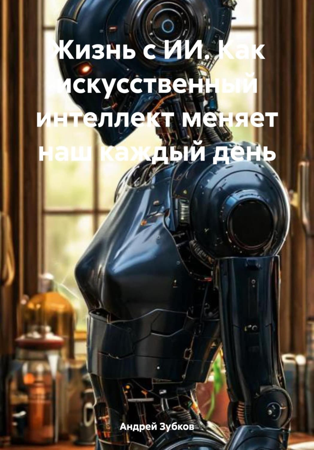 Обложка книги «Жизнь с ИИ. Как искусственный интеллект меняет наш каждый день» — А. И. Зубков