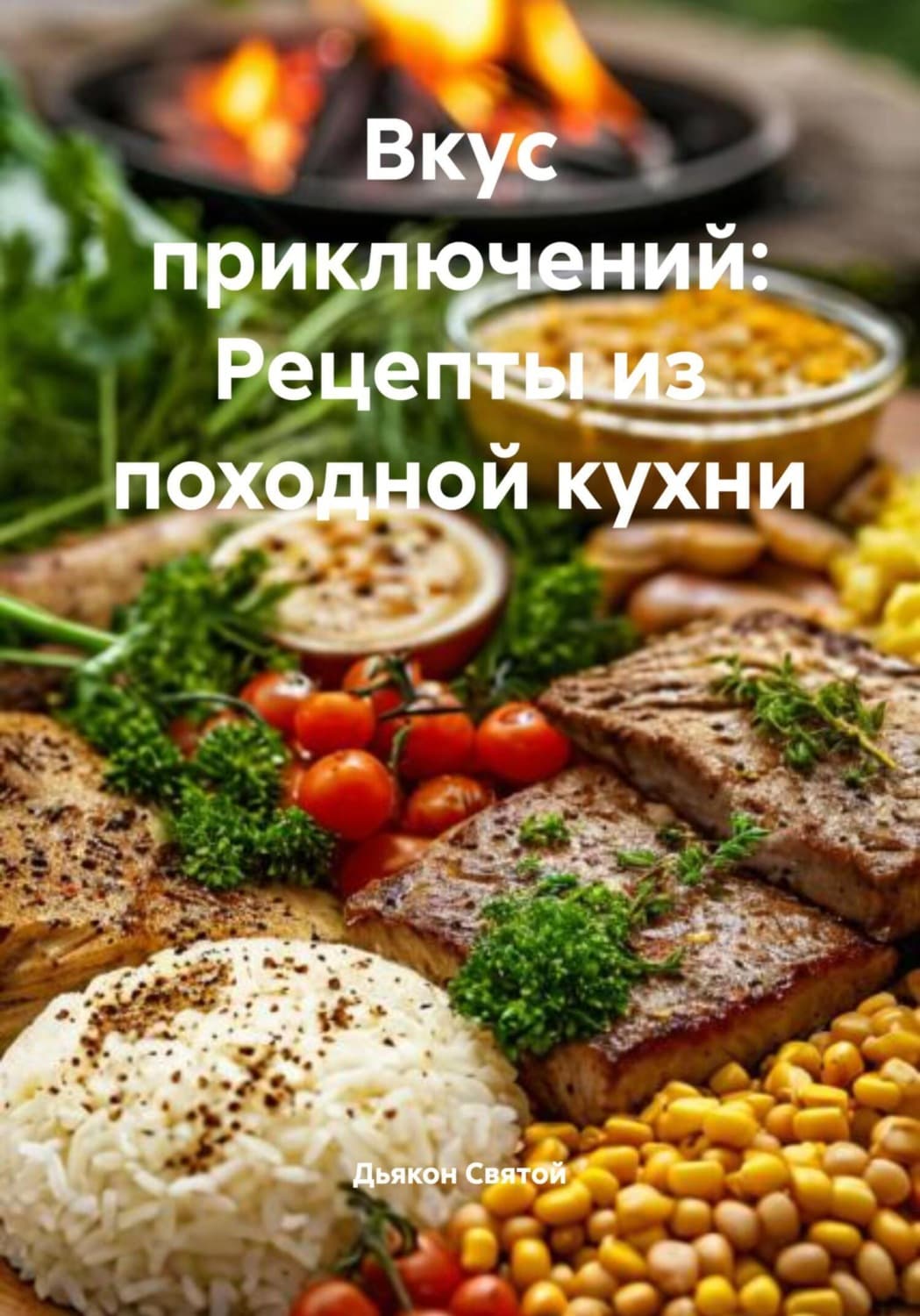 Обложка книги «Вкус приключений: Рецепты из походной кухни» — Дьякон Джон Святой