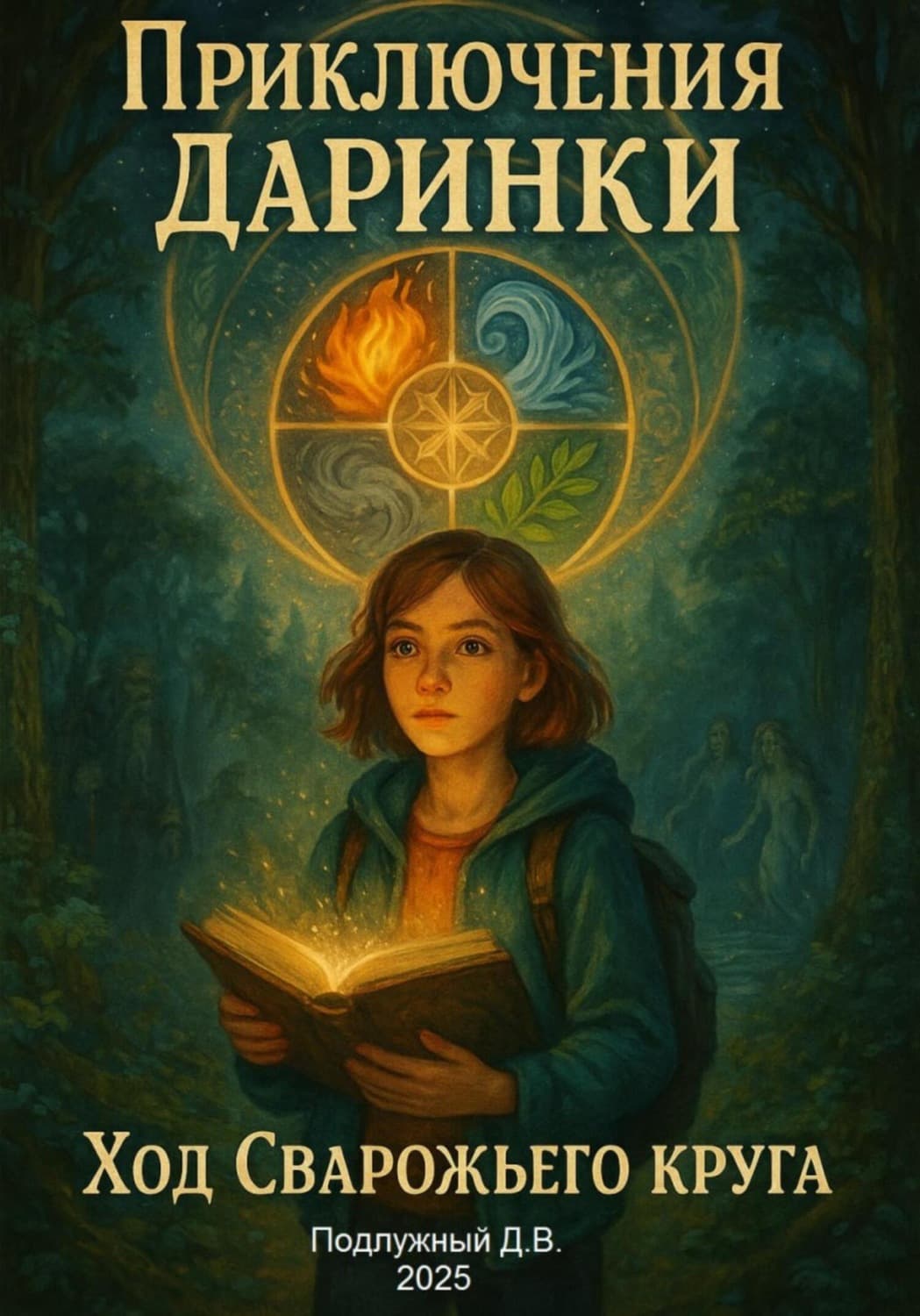 Обложка книги «Приключения Даринки. Ход Сварожьего Круга» — Дмитрий Подлужный