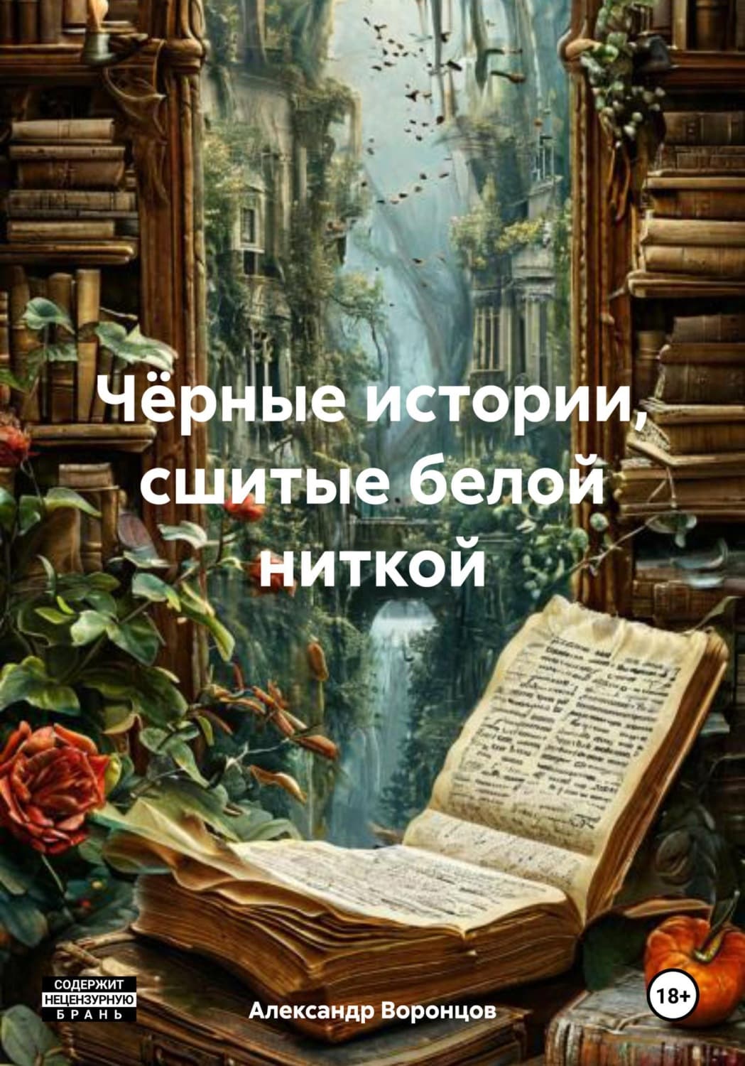Обложка книги «Чёрные истории, сшитые белой ниткой» — Антон Воронцов