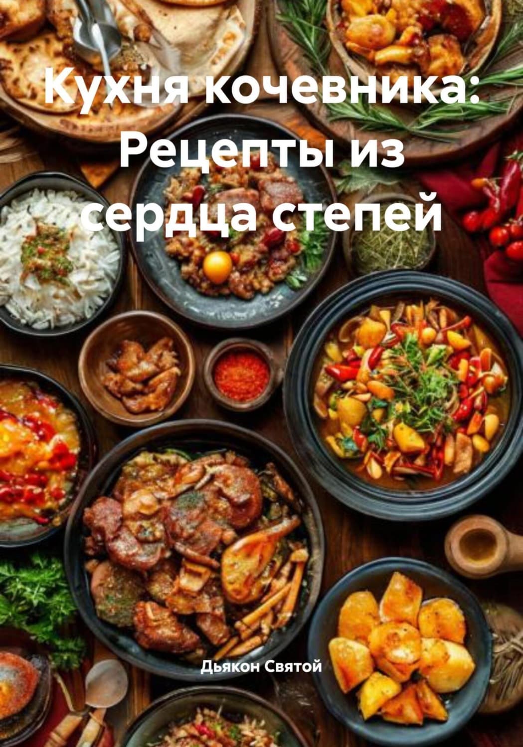Обложка книги «Кухня кочевника: Рецепты из сердца степей» — Дьякон Джон Святой