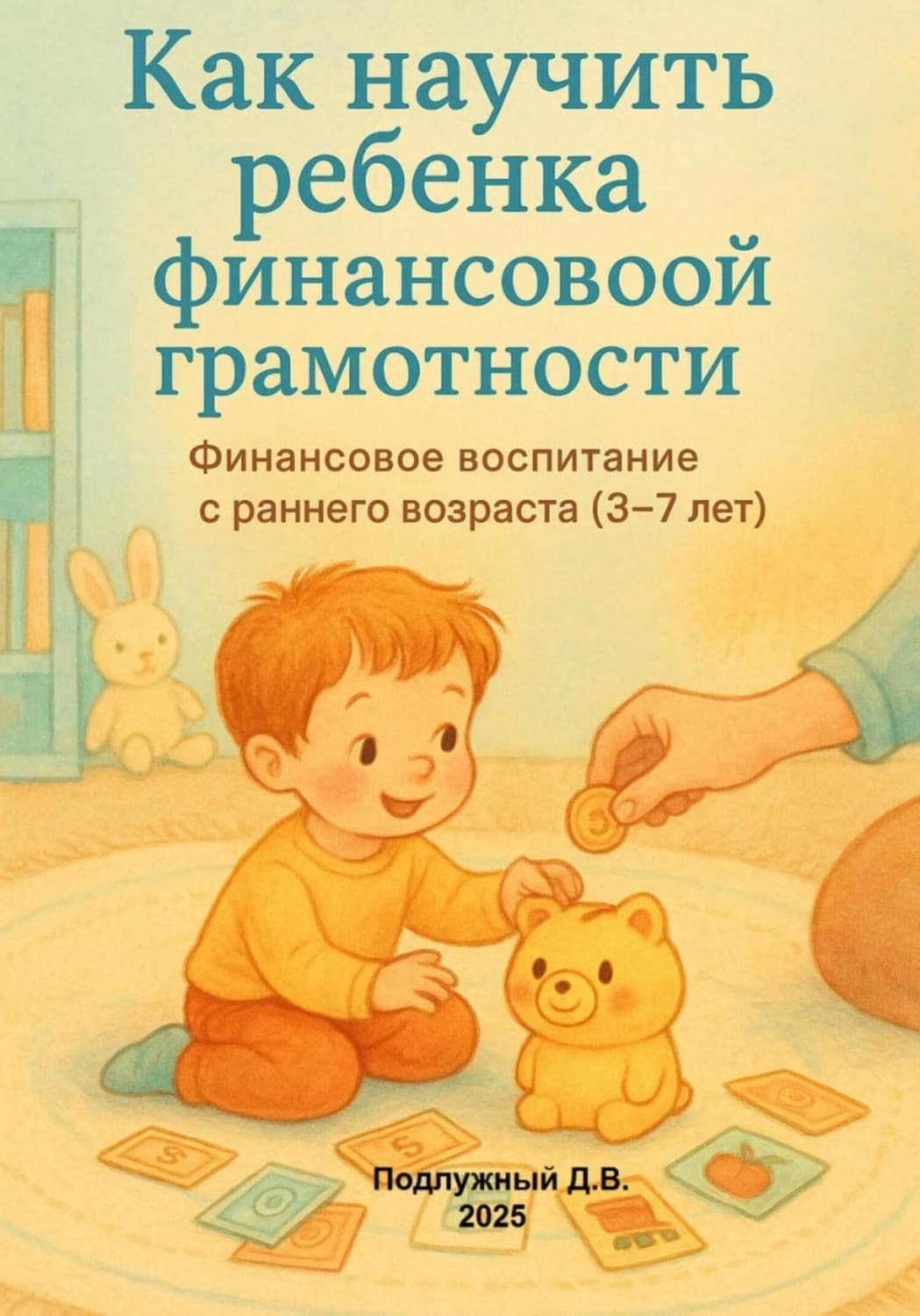 Обложка книги «Как научить ребенка финансовой грамотности. Финансовое воспитание с раннего возраста (3-7 лет)» — Дмитрий Подлужный