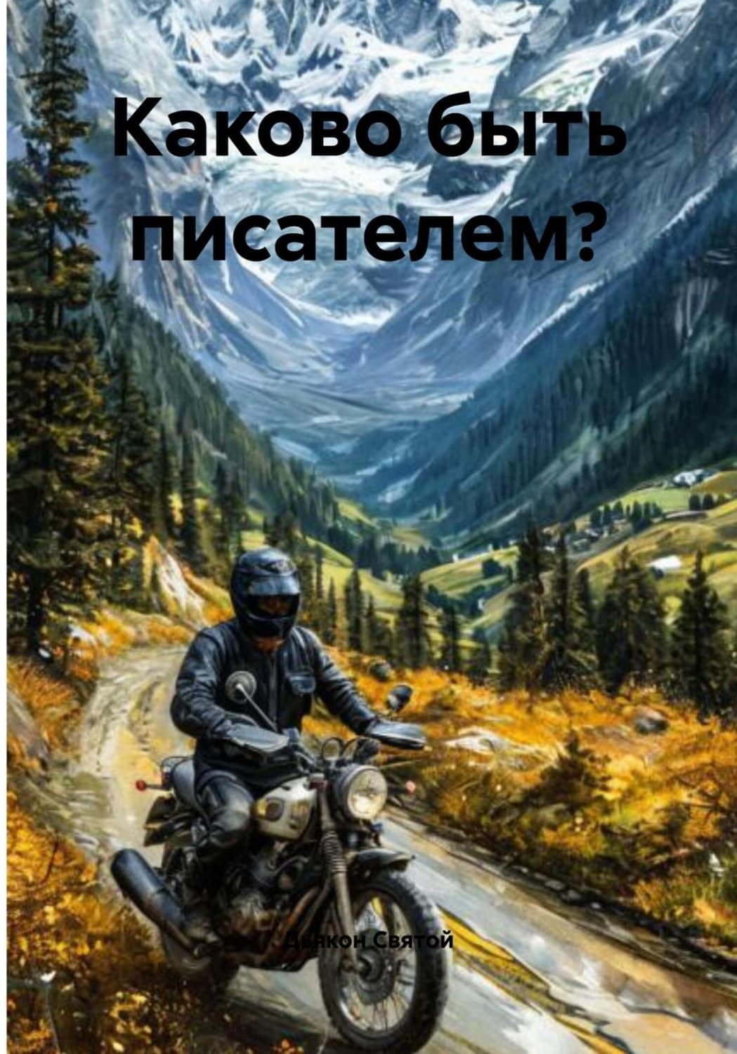 Обложка книги «Каково быть писателем?» — Дьякон Джон Святой