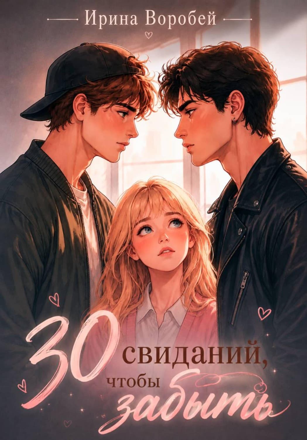 Обложка книги «30 свиданий, чтобы забыть» — Волк Ирина