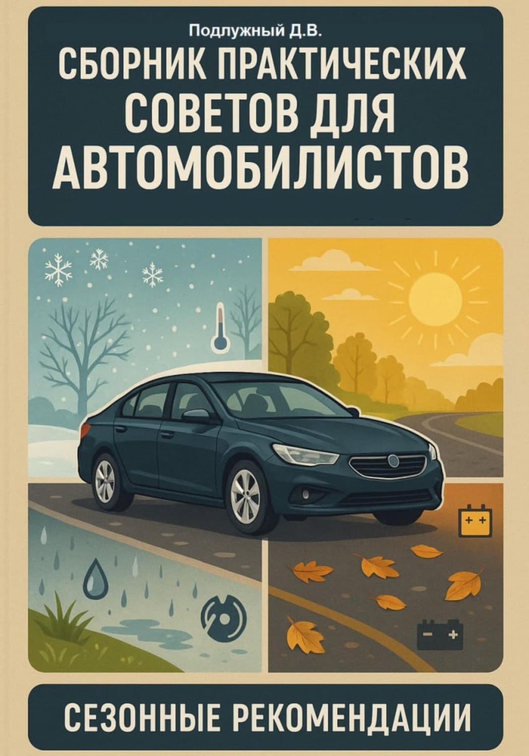 Обложка книги «Сборник практических советов для автомобилистов. Сезонные рекомендации» — Дмитрий Подлужный