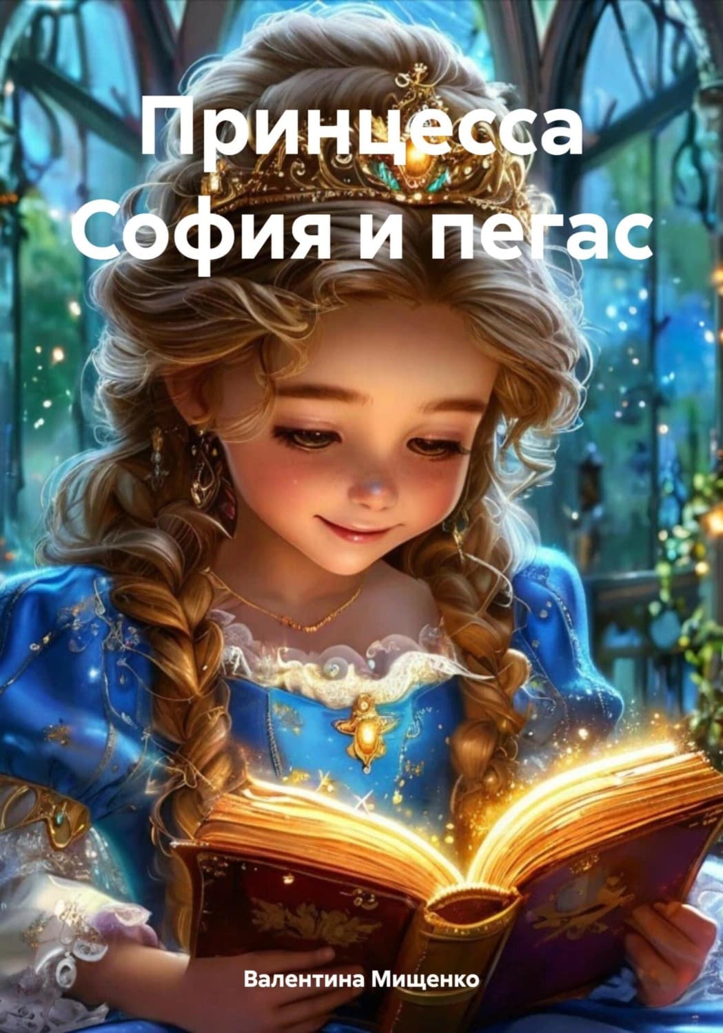 Обложка книги «Принцесса София и пегас» — Виктор Мищенко
