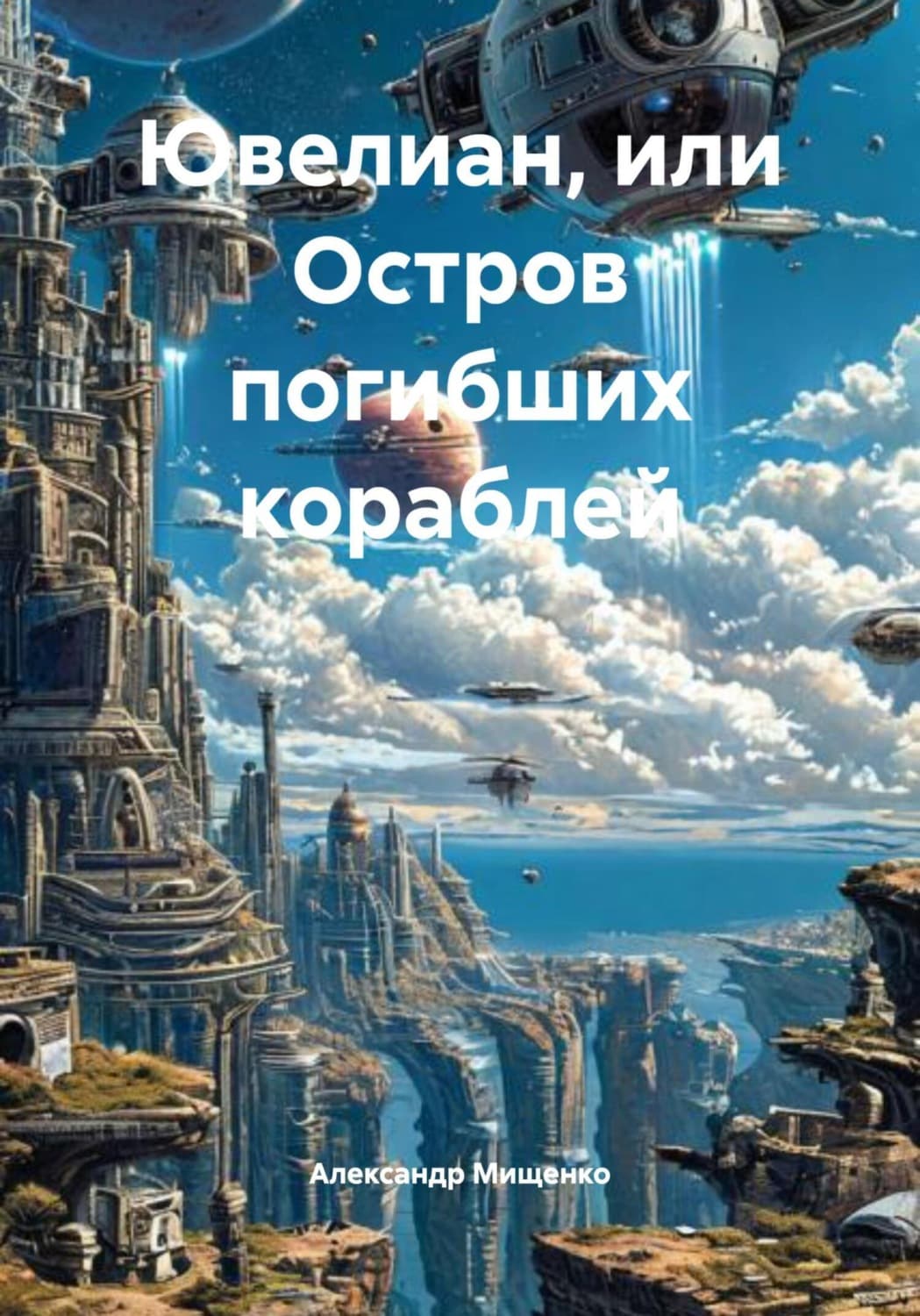 Обложка книги «Ювелиан, или Остров погибших кораблей» — А. В. Мищенко