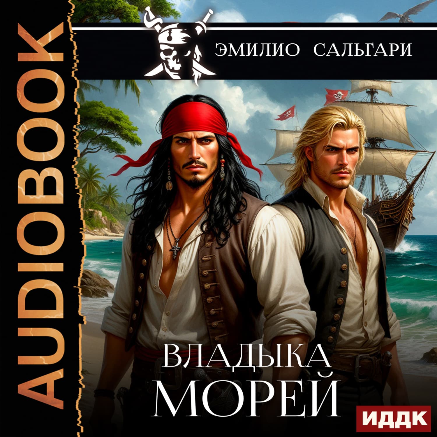 Обложка книги «Владыка морей» — Эмилио Сальгари