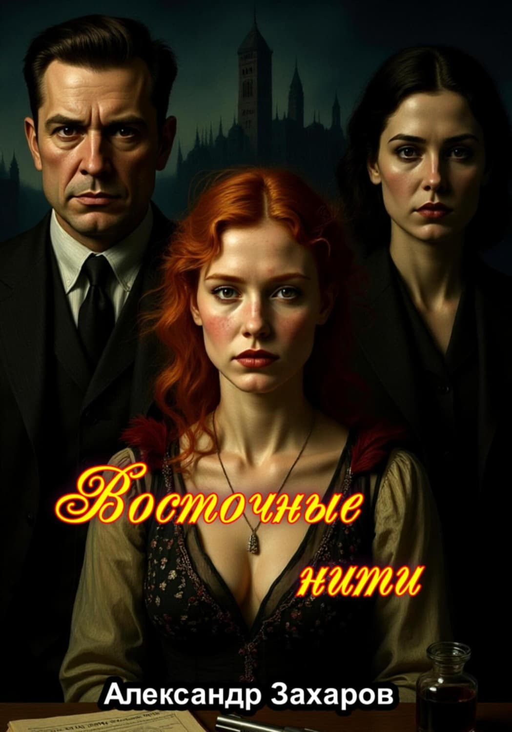 Обложка книги «Восточные нити» — А. В. Захаров