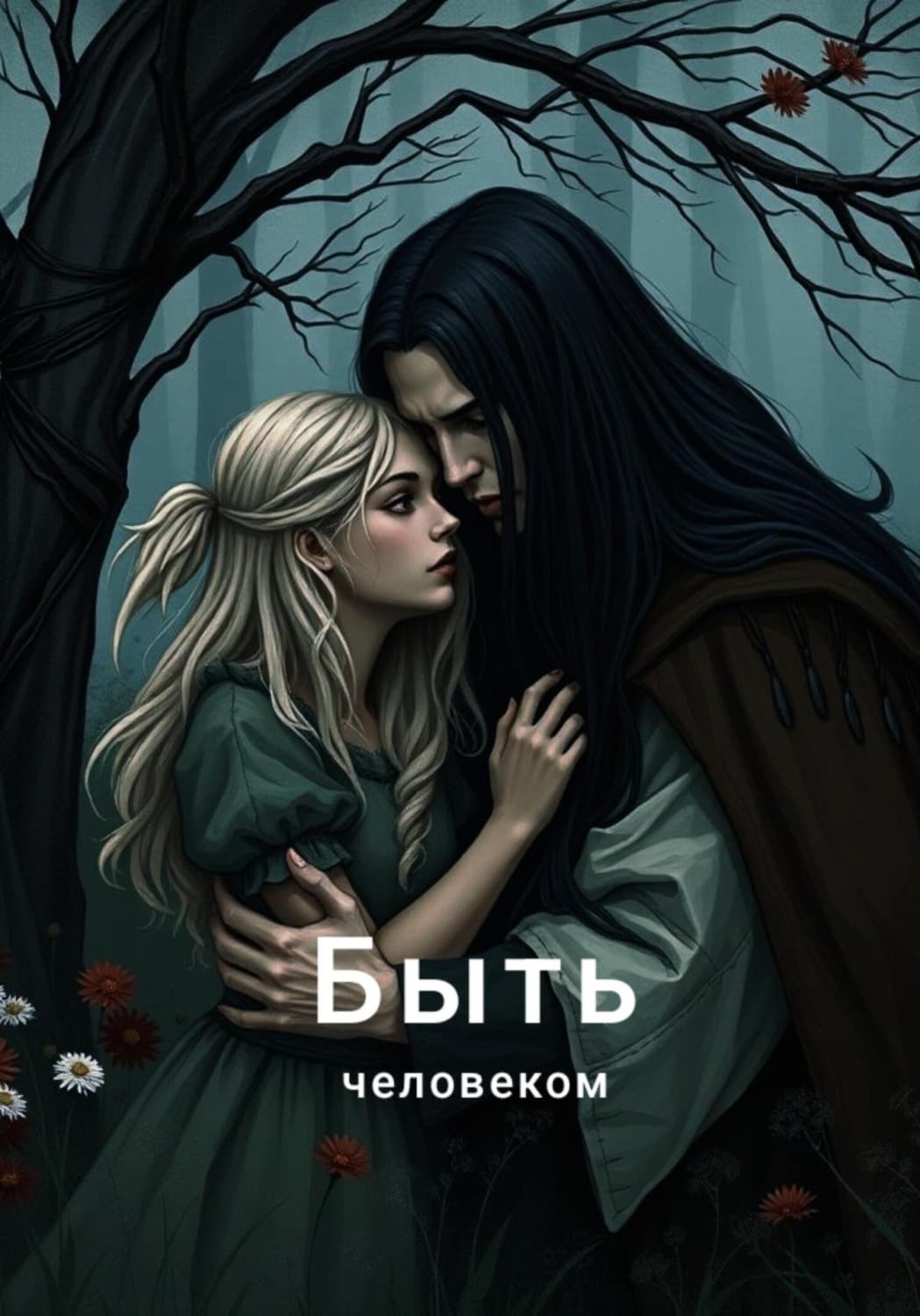 Обложка книги «Быть человеком» — Молния Катерина