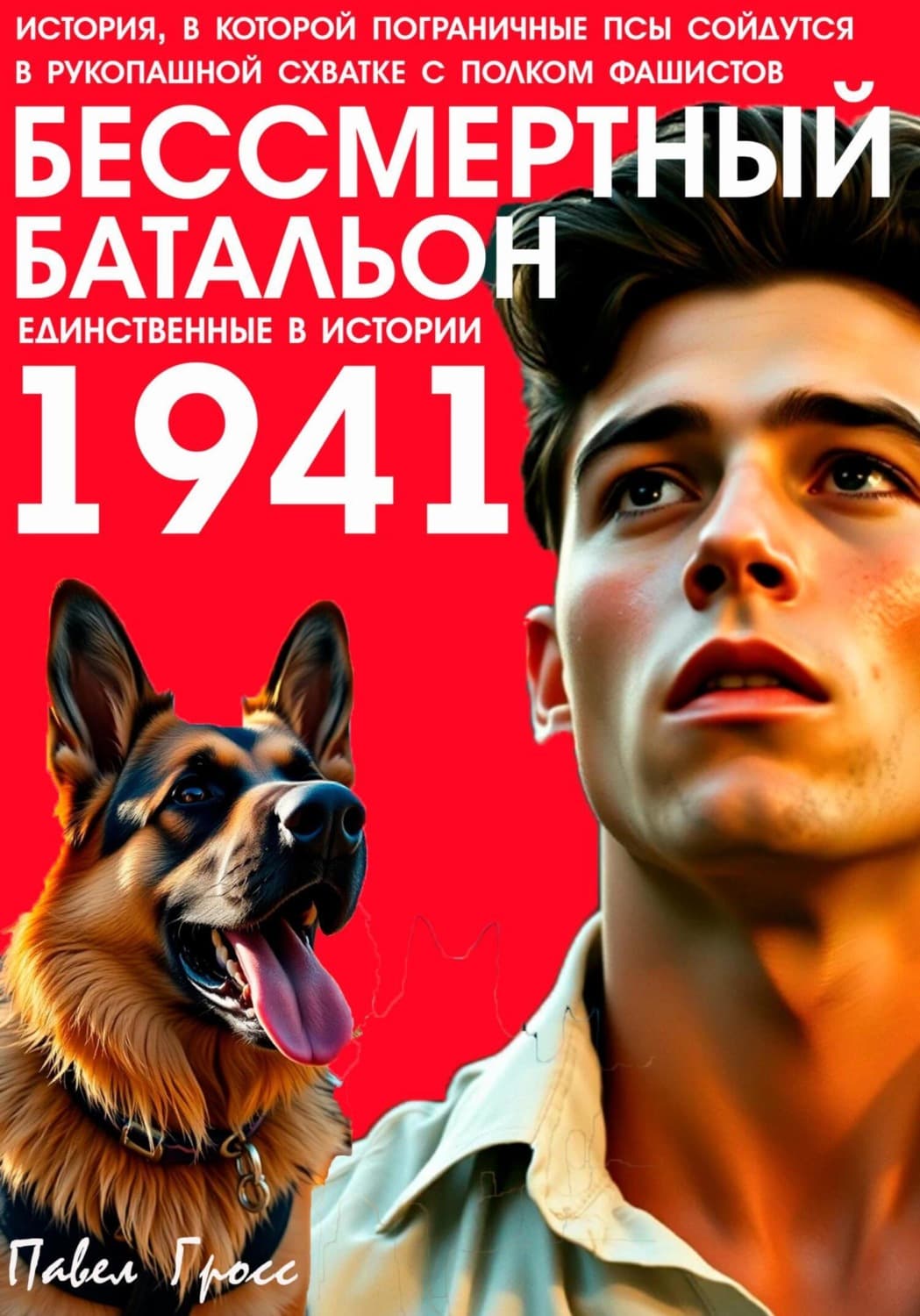 Обложка книги «Бессмертный батальон» — Павел Гросс