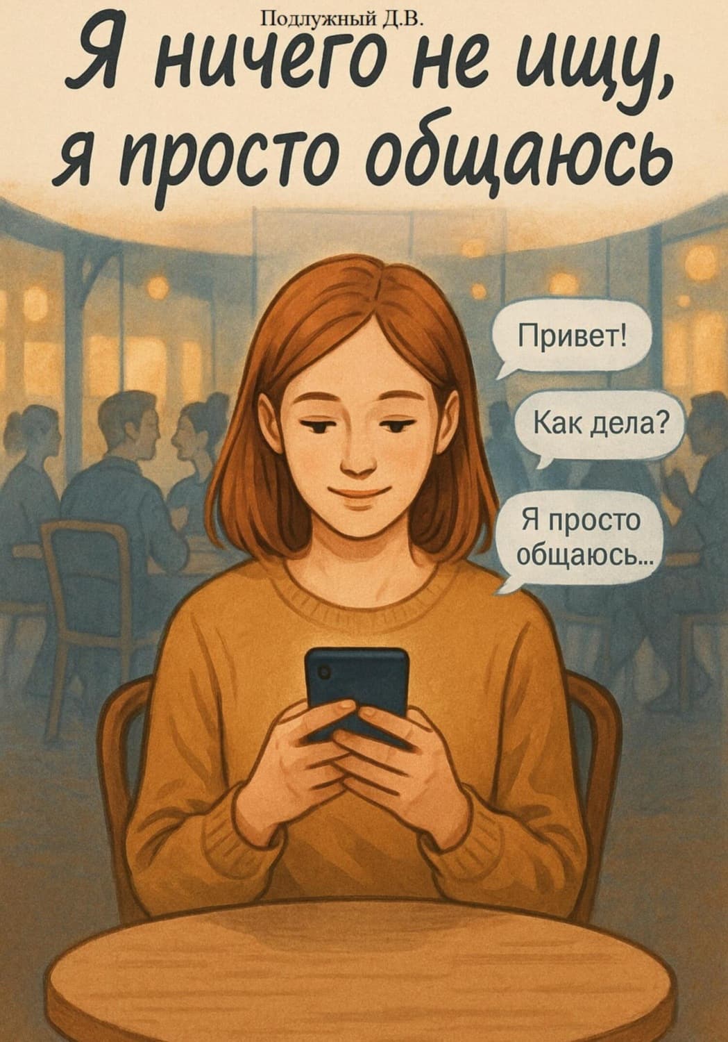 Обложка книги «Я ничего не ищу, я просто общаюсь» — Дмитрий Подлужный